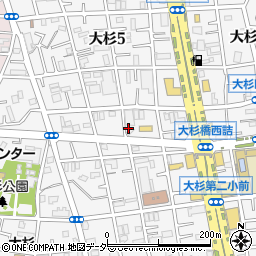 東京都江戸川区大杉5丁目23-4周辺の地図