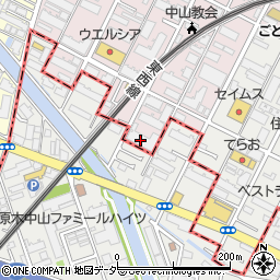 グランドメゾン西船橋周辺の地図