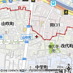 東京都新宿区山吹町296周辺の地図