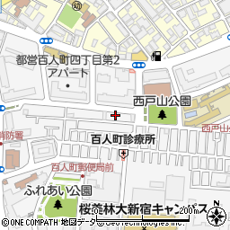 東京都新宿区百人町3丁目7-6周辺の地図