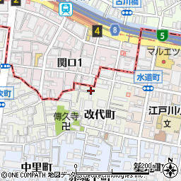メゾンド江戸川橋周辺の地図
