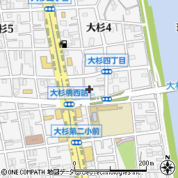 東京都江戸川区大杉4丁目17-3周辺の地図
