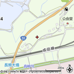 千葉県佐倉市長熊405周辺の地図