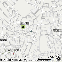 千葉県船橋市二宮周辺の地図