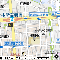 日本文化用品安全試験所（一般財団法人）　環境計量部周辺の地図