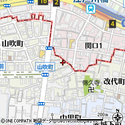 東京都新宿区山吹町264周辺の地図