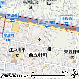 東京都新宿区西五軒町12-1周辺の地図