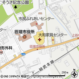 八日市場ドーム周辺の地図