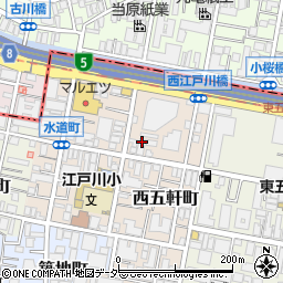 東京都新宿区西五軒町9周辺の地図