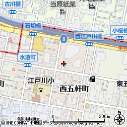 東京都新宿区西五軒町9周辺の地図