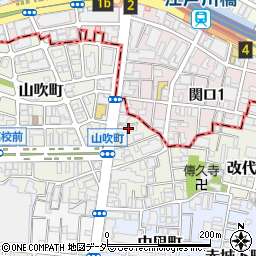 東京都新宿区山吹町263周辺の地図
