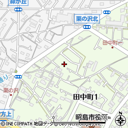 田中町一丁目児童遊園周辺の地図