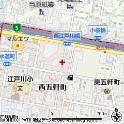 東京都新宿区西五軒町12周辺の地図