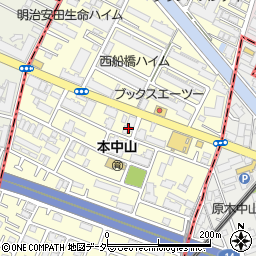東京書芸院周辺の地図