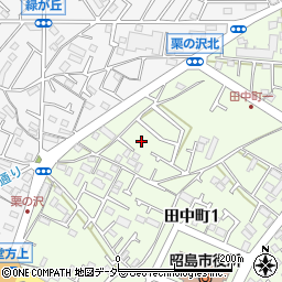 田中町一丁目児童遊園トイレ周辺の地図