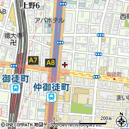 大同生命保険株式会社　上野支社周辺の地図