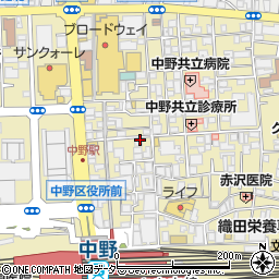鳥貴族 中野北口店周辺の地図