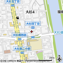 東京都江戸川区大杉4丁目17-11周辺の地図