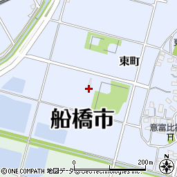 千葉県船橋市東町74周辺の地図
