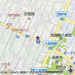 武蔵野市役所　市民社会福祉協議会周辺の地図