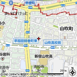 東京都新宿区山吹町339周辺の地図