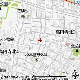 HATTIFNATT ハティフナット 高円寺のおうち周辺の地図