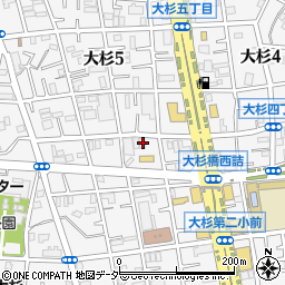 東京都江戸川区大杉5丁目23-9周辺の地図