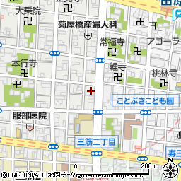 有限会社東京ビロード周辺の地図