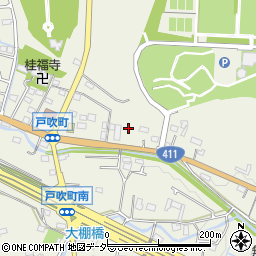 東京都八王子市戸吹町154周辺の地図
