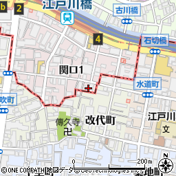 東京都文京区関口1丁目1-5周辺の地図