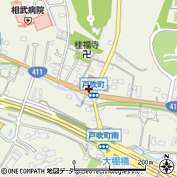 東京都八王子市戸吹町168周辺の地図