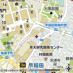 東京都新宿区戸塚町周辺の地図