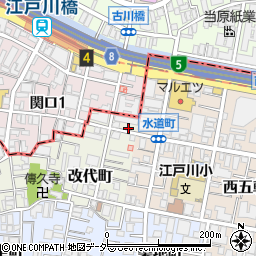 東京都新宿区改代町32周辺の地図