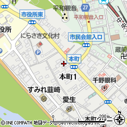 澤田屋　韮崎店周辺の地図