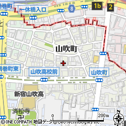 山吹町地域交流館周辺の地図