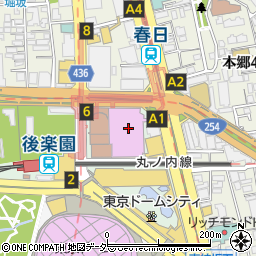 文京シビックホール　大ホール周辺の地図