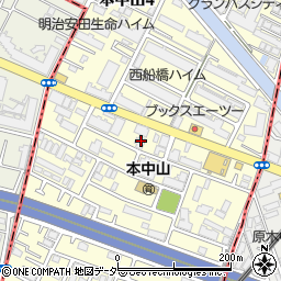 千葉県船橋市本中山5丁目9-7周辺の地図