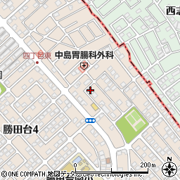 アルブル勝田台周辺の地図