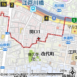 東京都文京区関口1丁目1-3周辺の地図