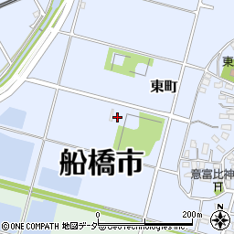 千葉県船橋市東町123周辺の地図