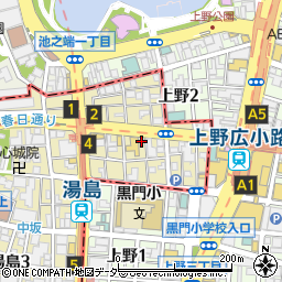 中国料理 喜羊門 御徒町本店周辺の地図
