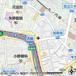メインステージ飯田橋周辺の地図