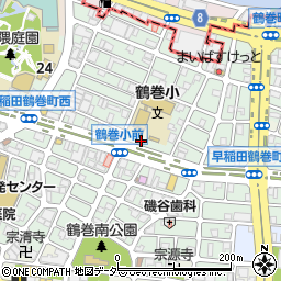 鶴巻荘周辺の地図
