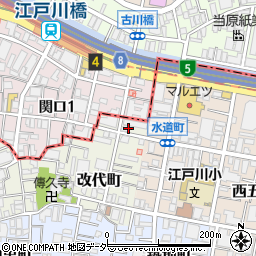 東京都新宿区改代町31周辺の地図