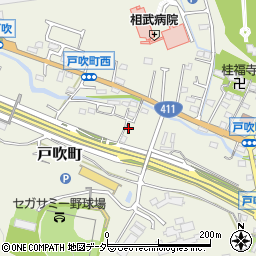 東京都八王子市戸吹町1355-2周辺の地図