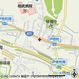 東京都八王子市戸吹町195周辺の地図