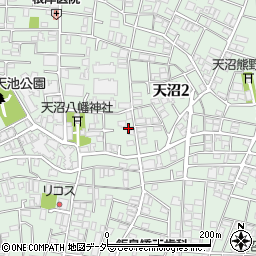 東京都杉並区天沼周辺の地図