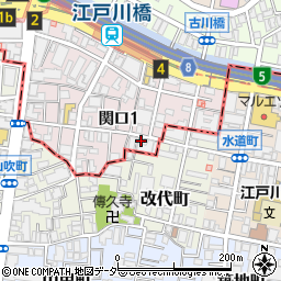 東京都文京区関口1丁目1-4周辺の地図