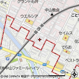 千葉県船橋市二子町622-1周辺の地図