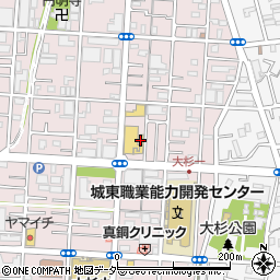 東京都江戸川区中央2丁目周辺の地図